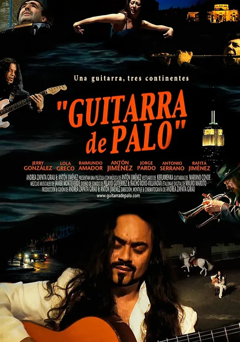 Guitarra de palo poster background