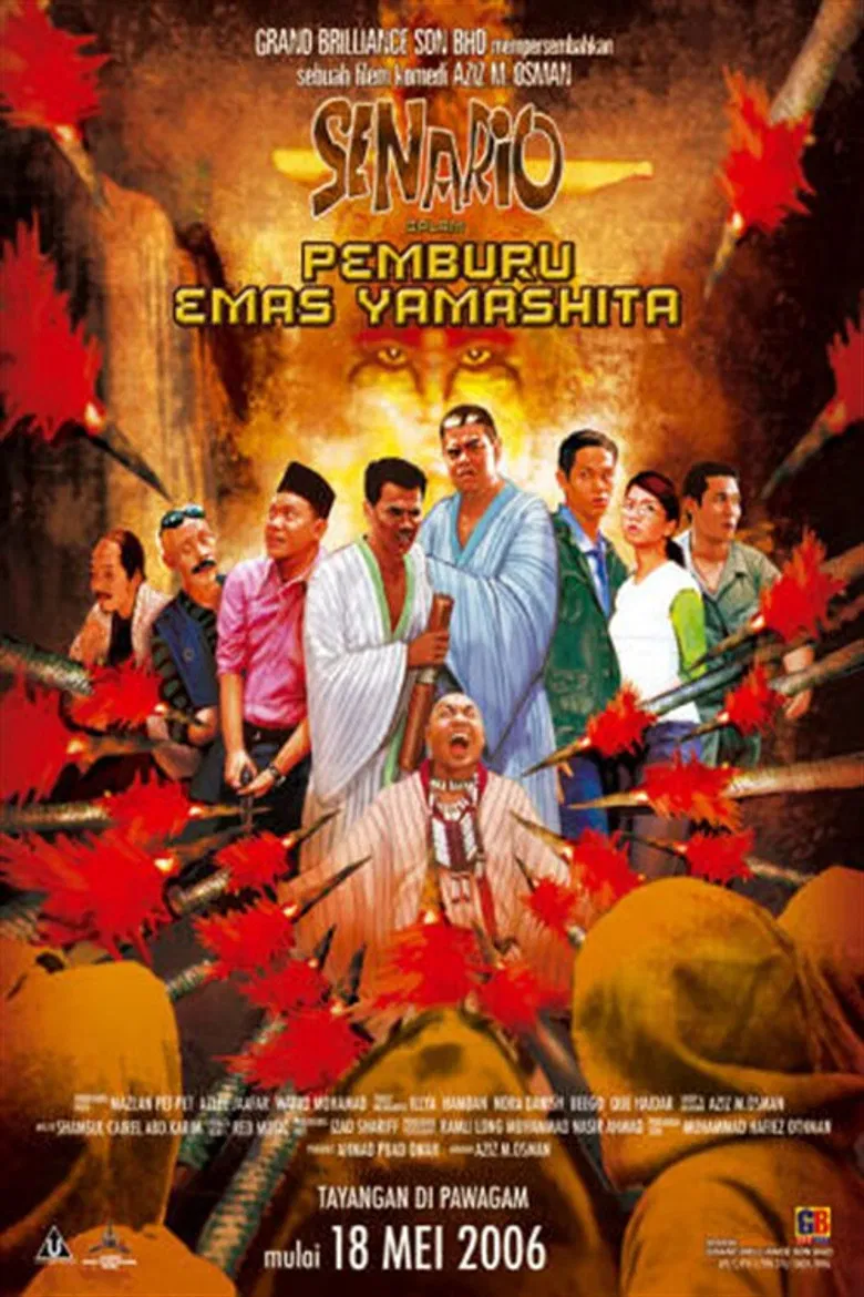 Senario Pemburu Emas Yamashita poster background
