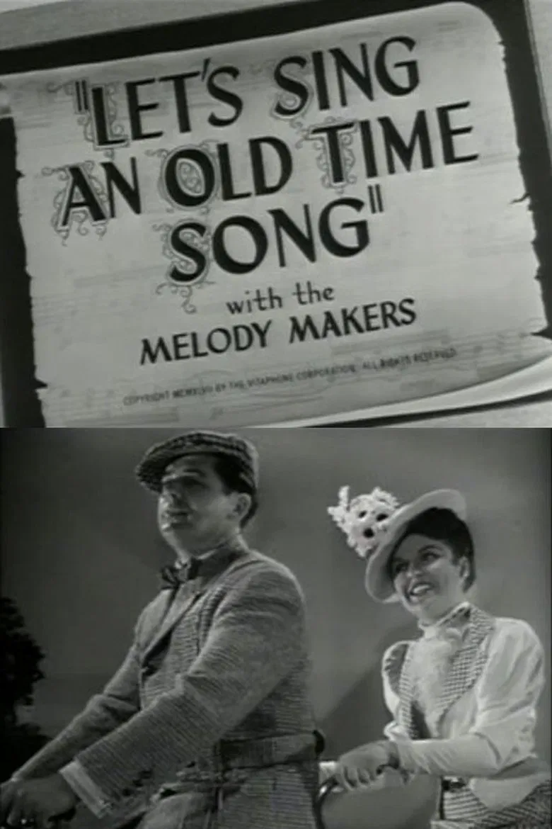 Let's Sing an Old Time Song poster background