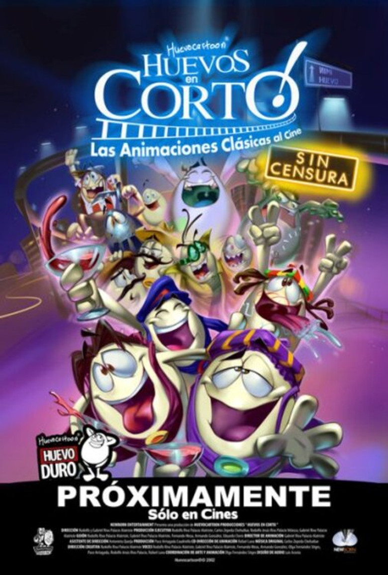 Huevos en Corto: Las Animaciones Clásicas al Cine poster background
