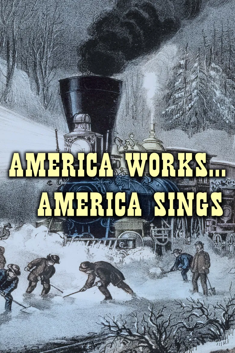 America Works...America Sings poster background