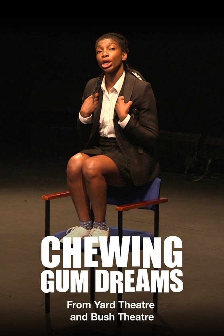 National Theatre Live: Chewing Gum Dreams poster background