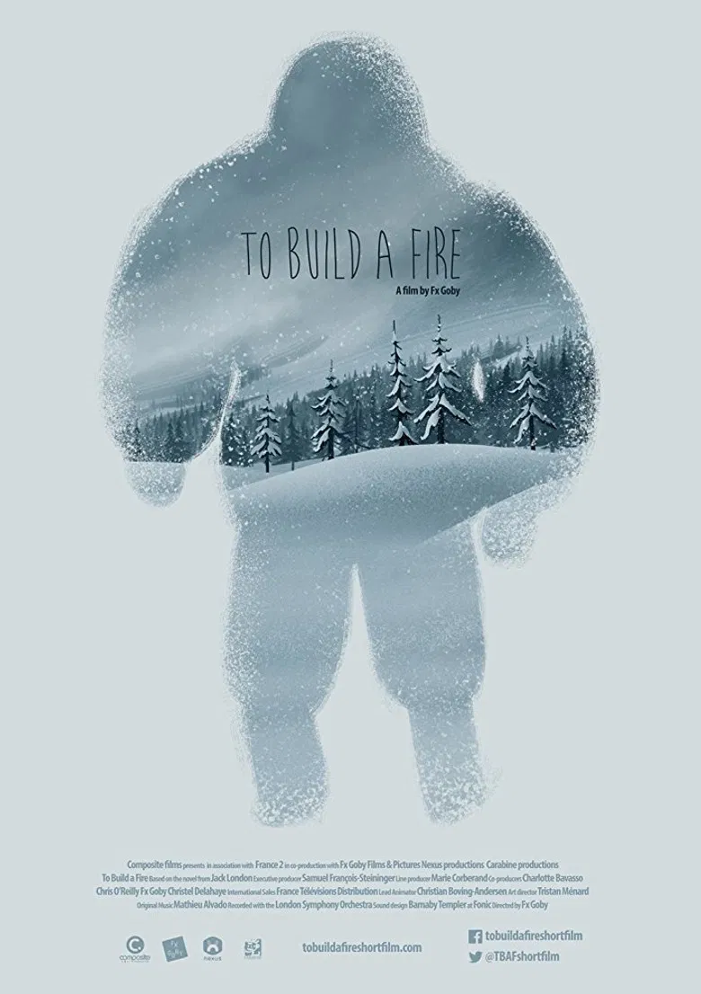 To Build a Fire poster background