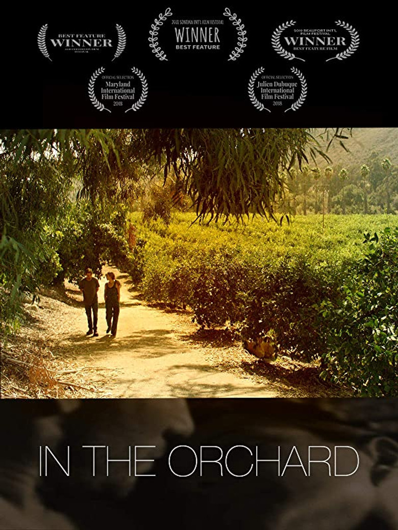 In The Orchard poster background