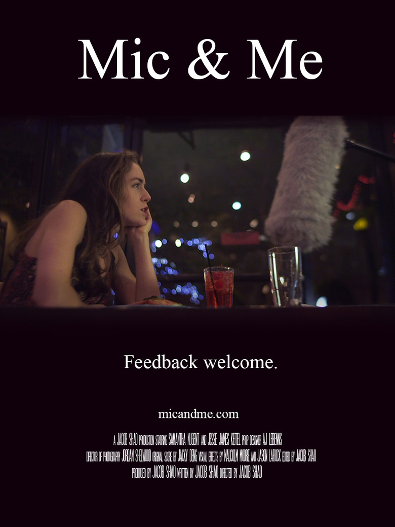 Mic & Me poster background