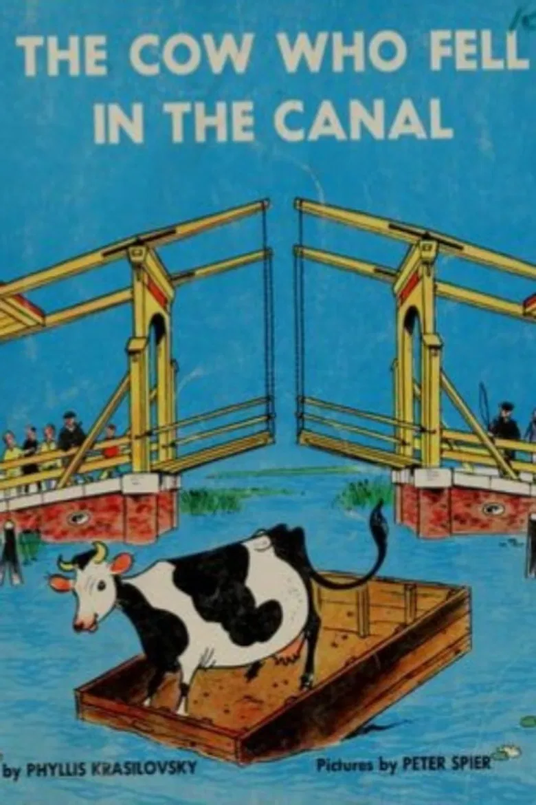 The Cow Who Fell in the Canal poster background