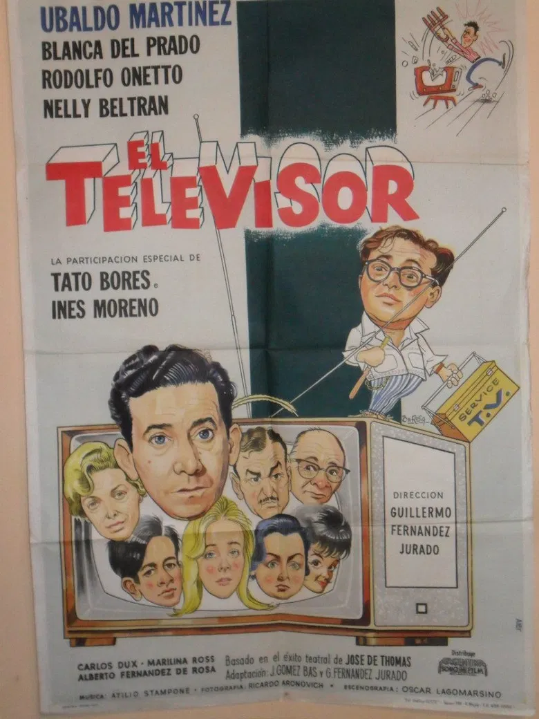El televisor poster background