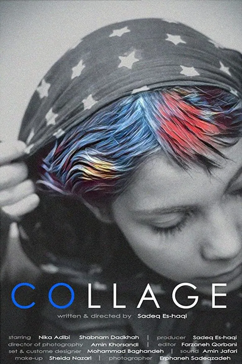 Collage poster background