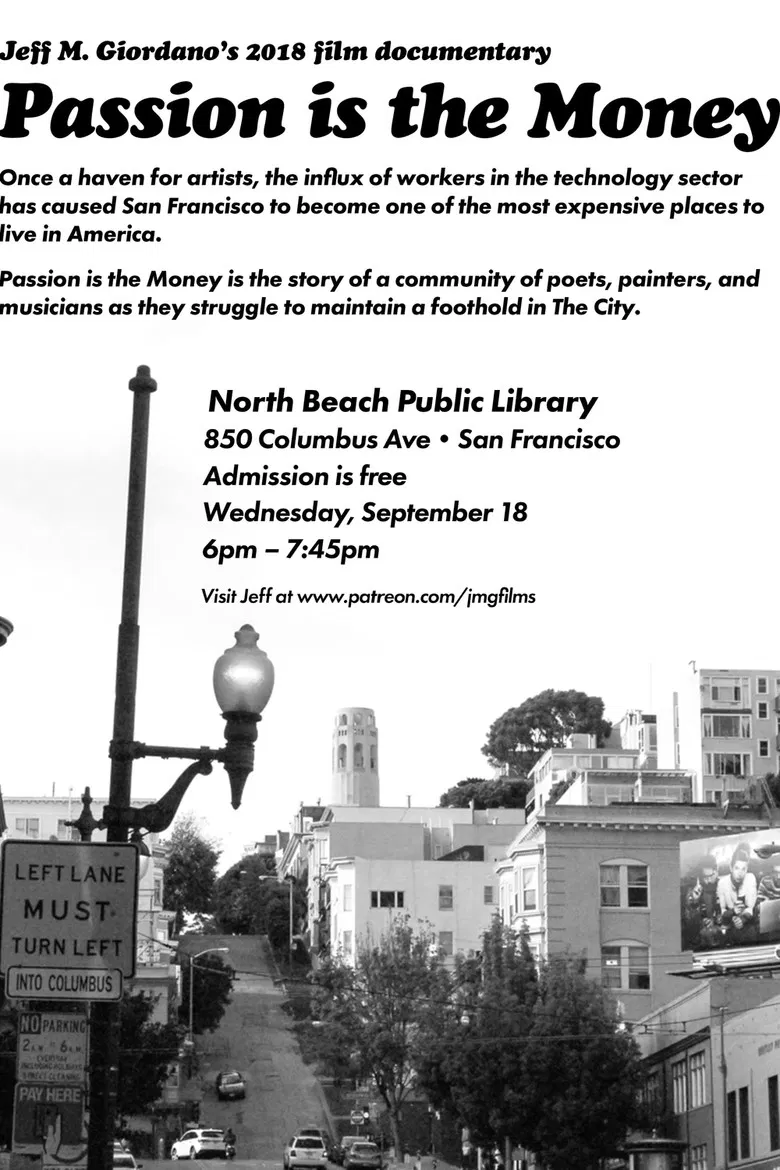 Passion is the Money poster background