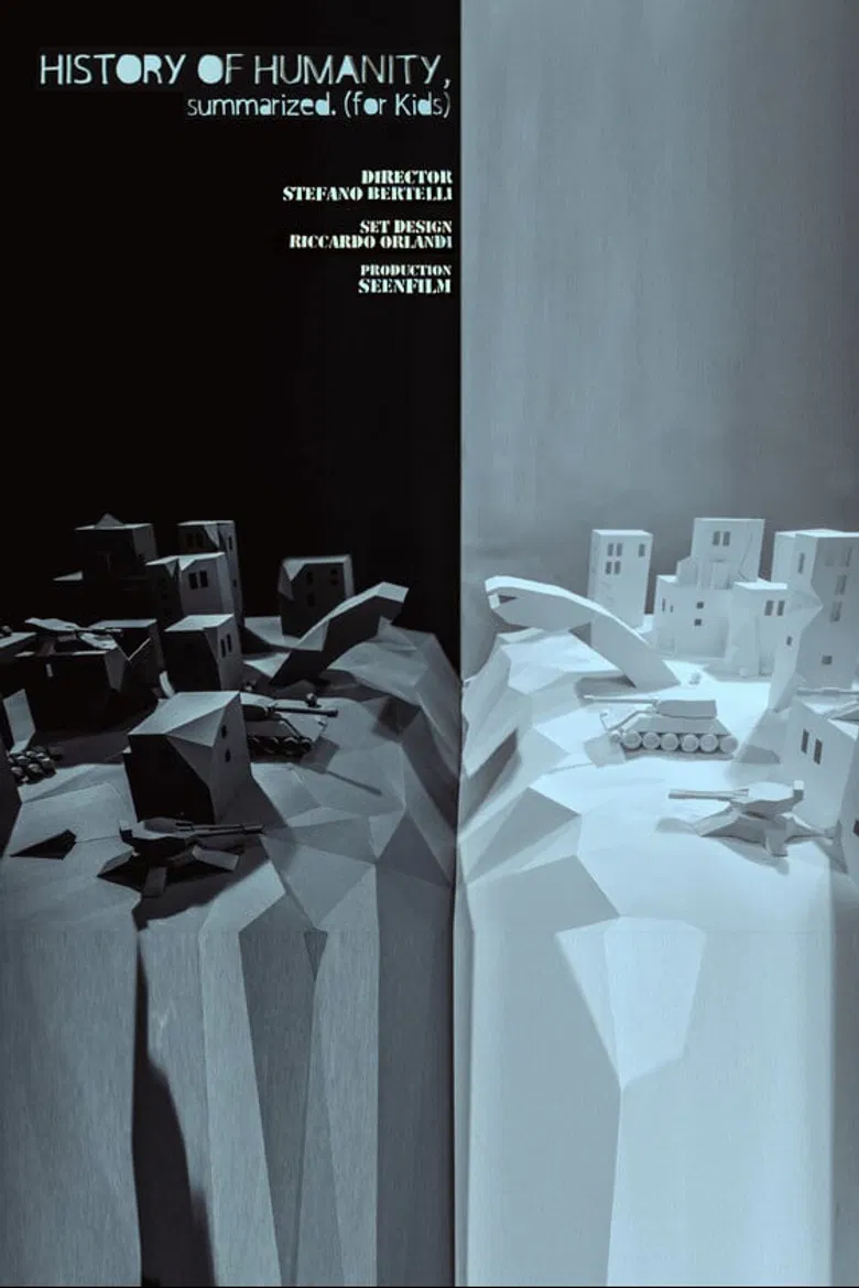 History of Humanity, summarized. (for kids) poster background