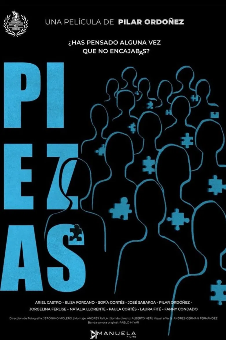 Pieces poster background