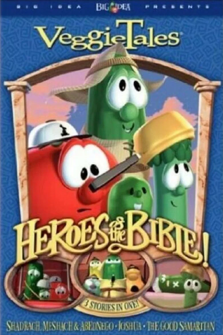 VeggieTales: Heroes of the Bible! Stand Up, Stand Tall, Stand Strong poster background