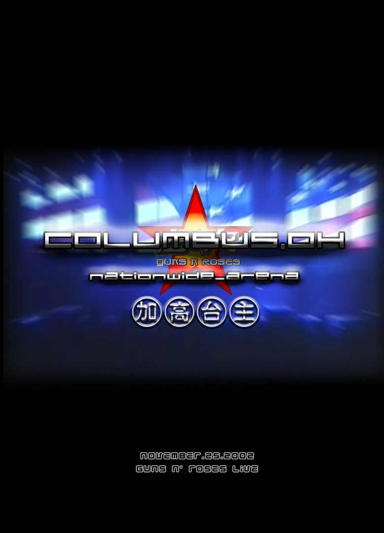 Guns N' Roses: Live at the Nationwide Arena - Columbus, OH poster background