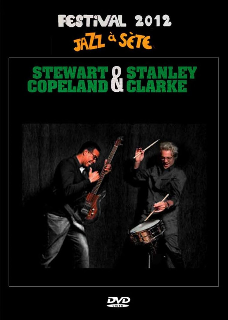 Stanley Clarke & Stewart Copeland: Jazz à Sète Festival 2012 poster background