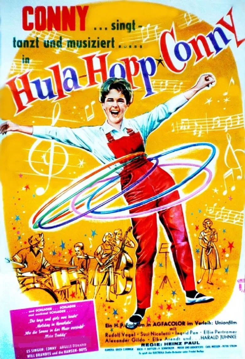 Hula-Hopp, Conny poster background