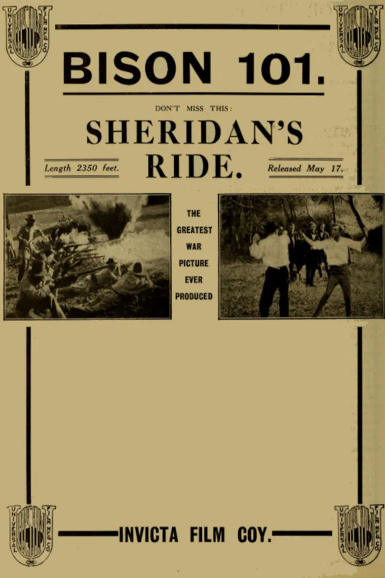 Sheridan's Ride poster background