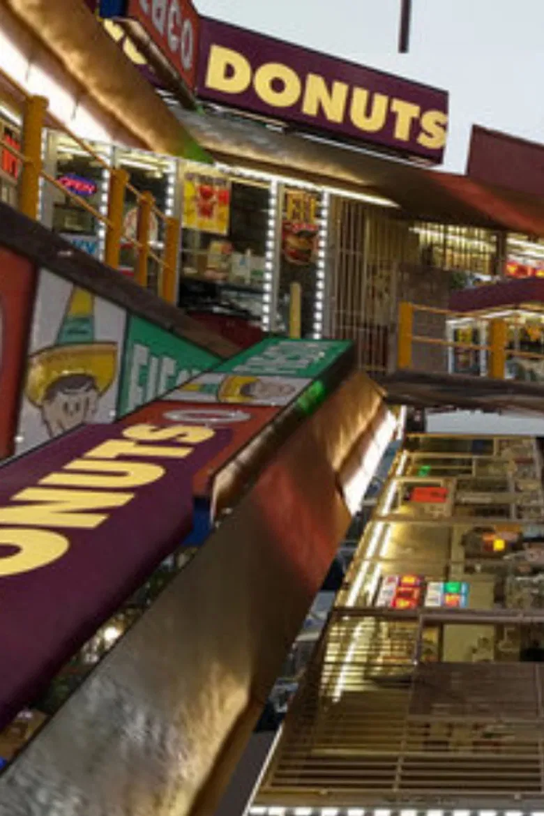 Donuts poster background