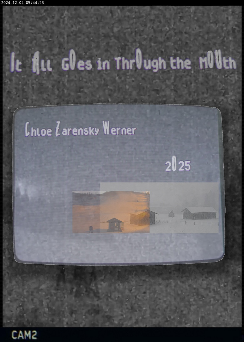 It All Goes In Through The Mouth poster background