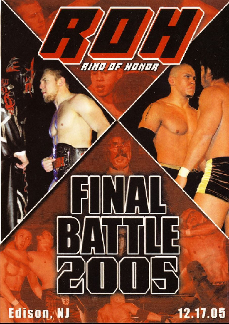 ROH Final Battle 2005 poster background