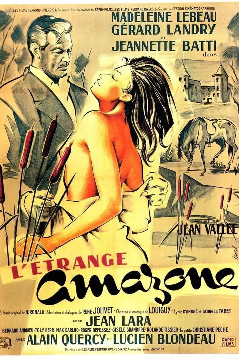 L'Étrange Amazone poster background