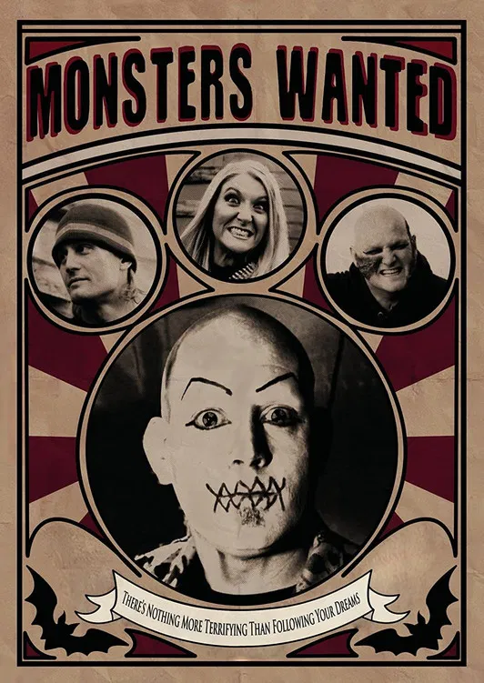 Monsters Wanted poster background