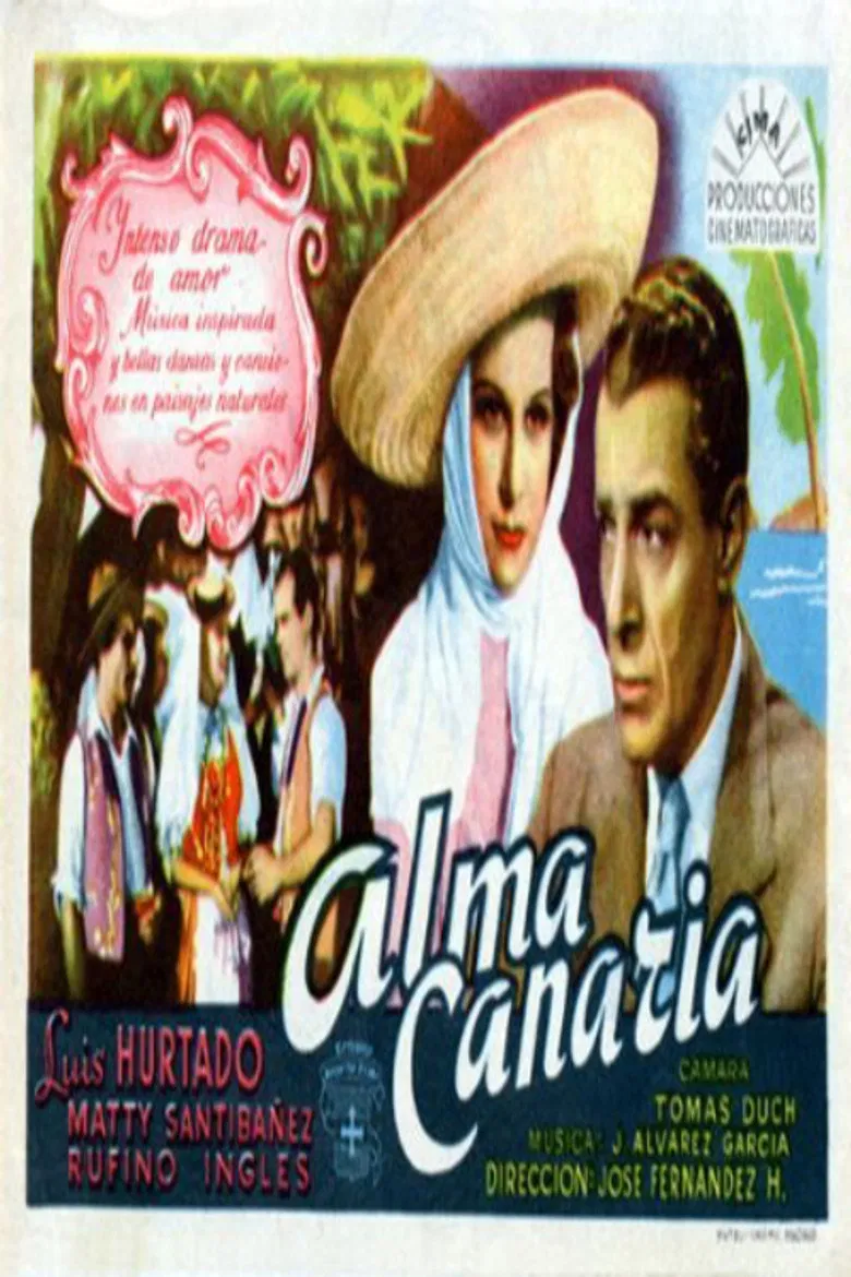 Alma canaria poster background