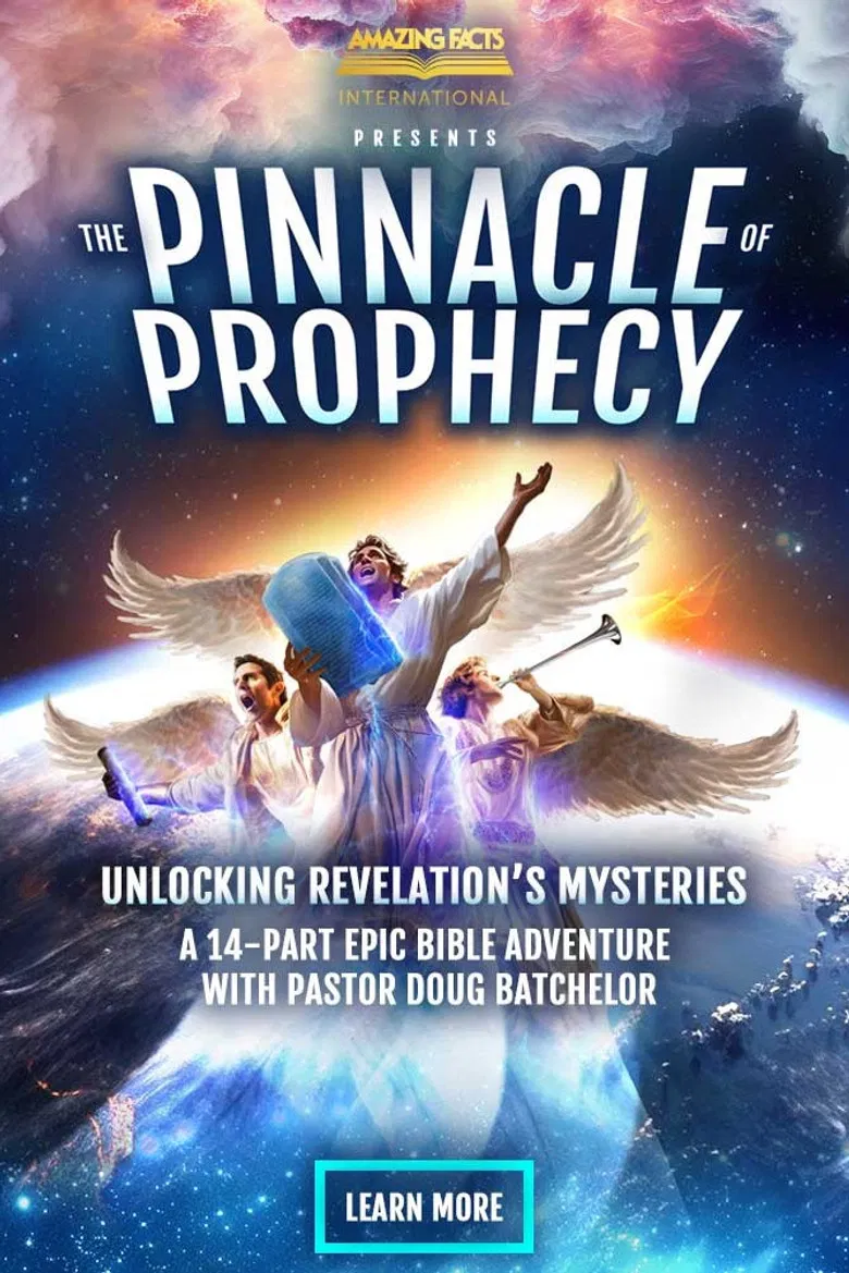 The Pinnacle of Prophecy: Unlocking Revelation's Mysteries poster background