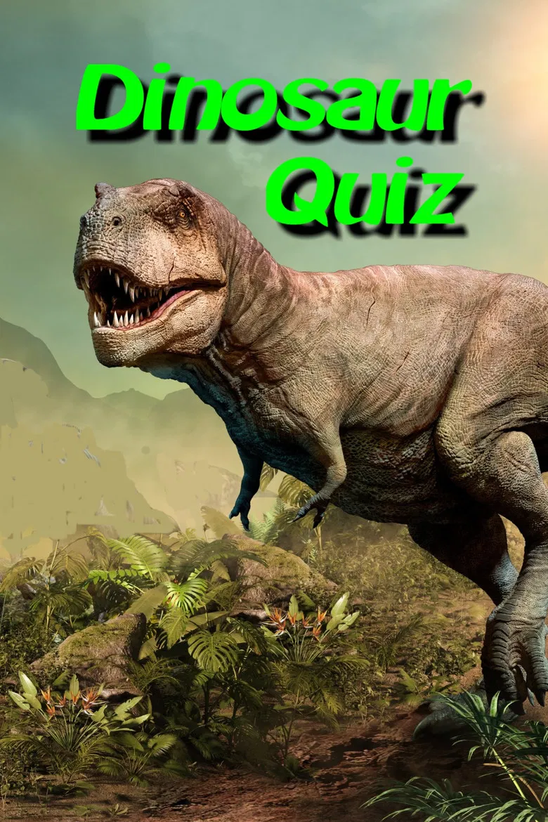 Dinosaur Quiz poster background