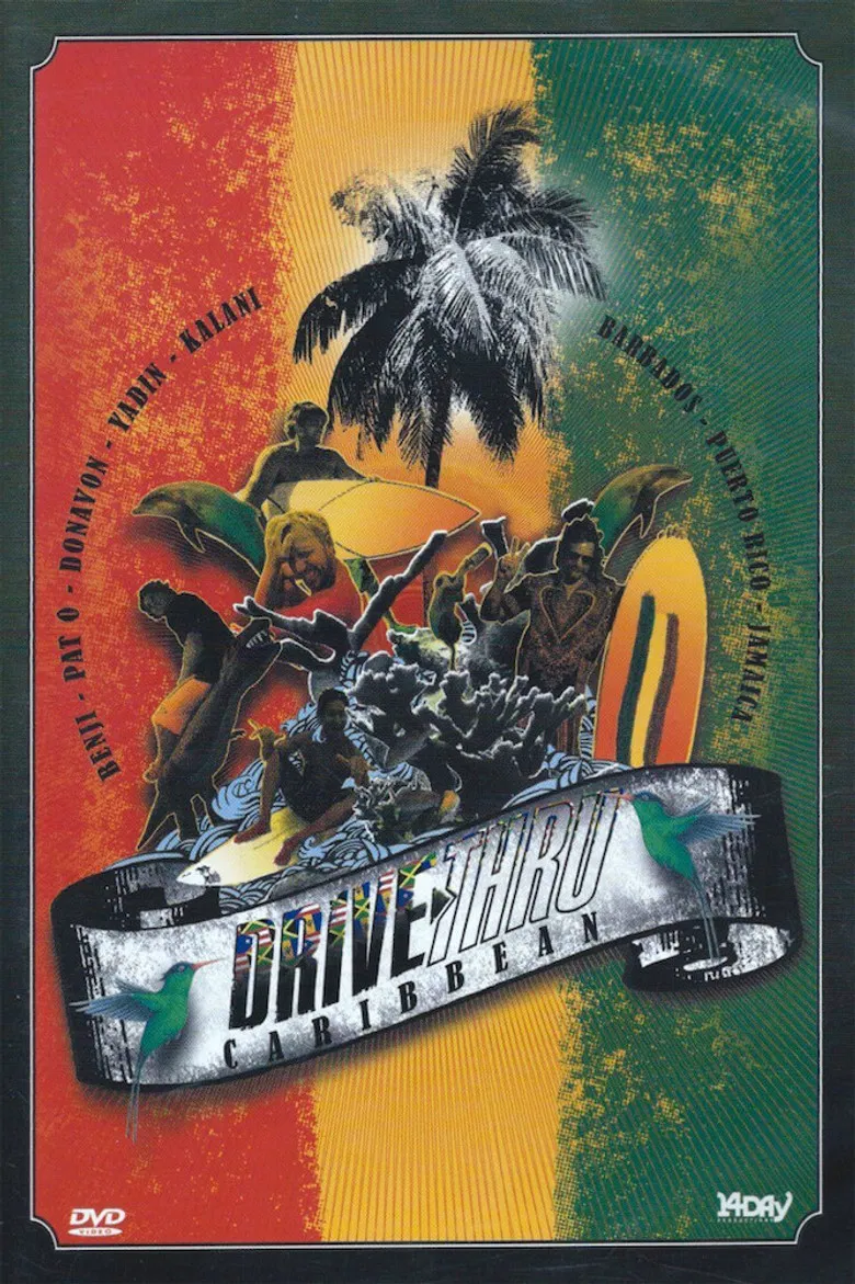 Drive Thru Caribbean poster background