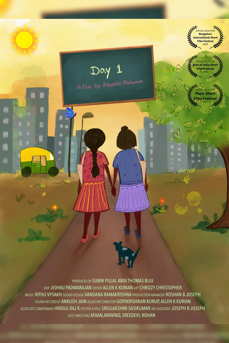 Day 1 poster background