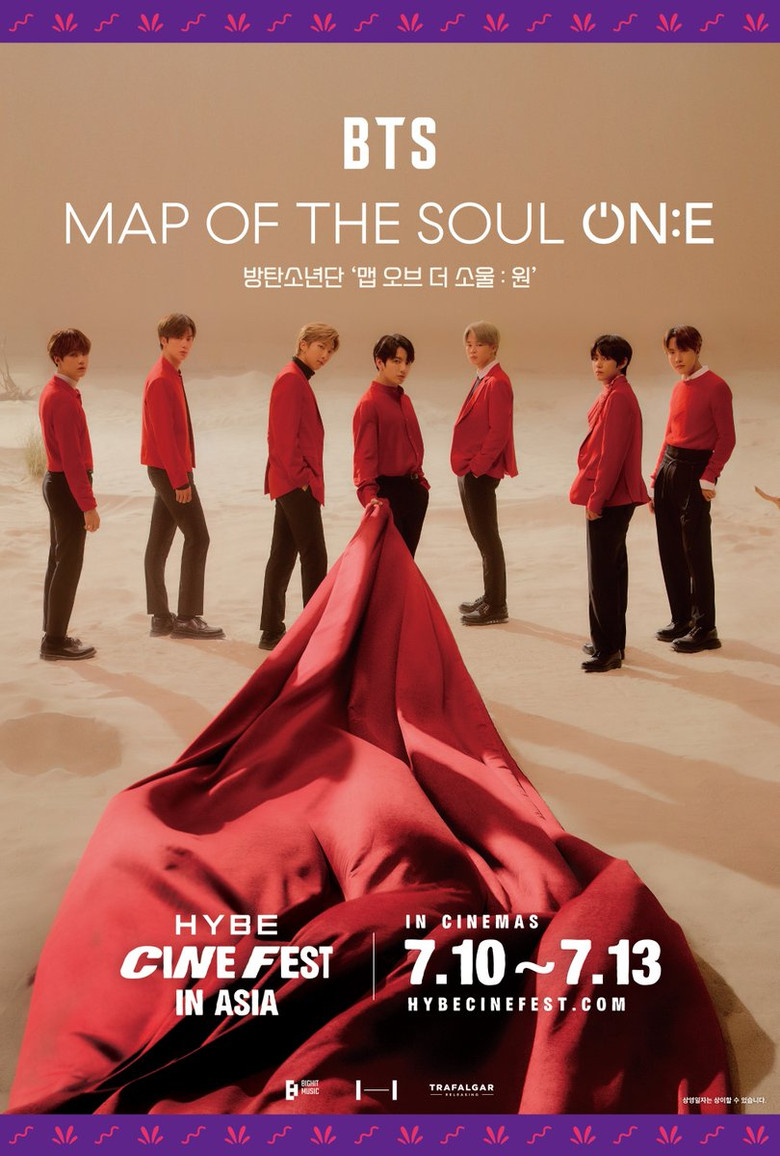 BTS MAP OF THE SOUL ON:E poster background