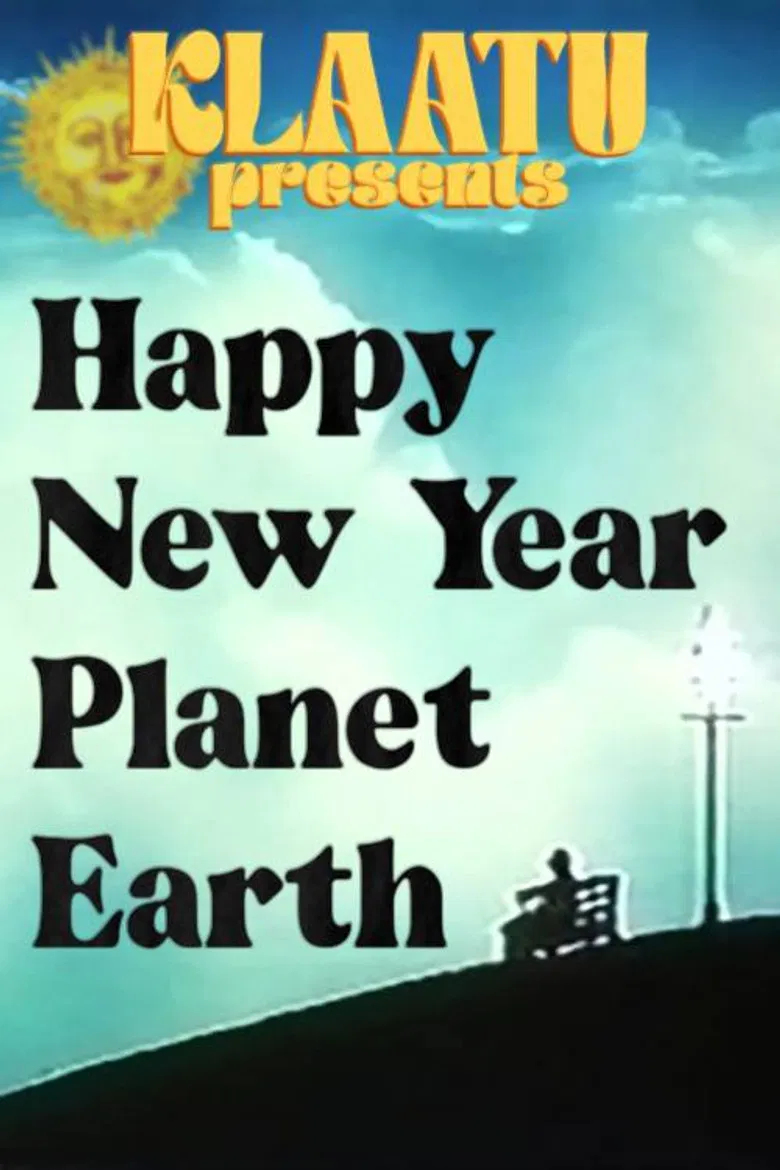 Happy New Year Planet Earth poster background