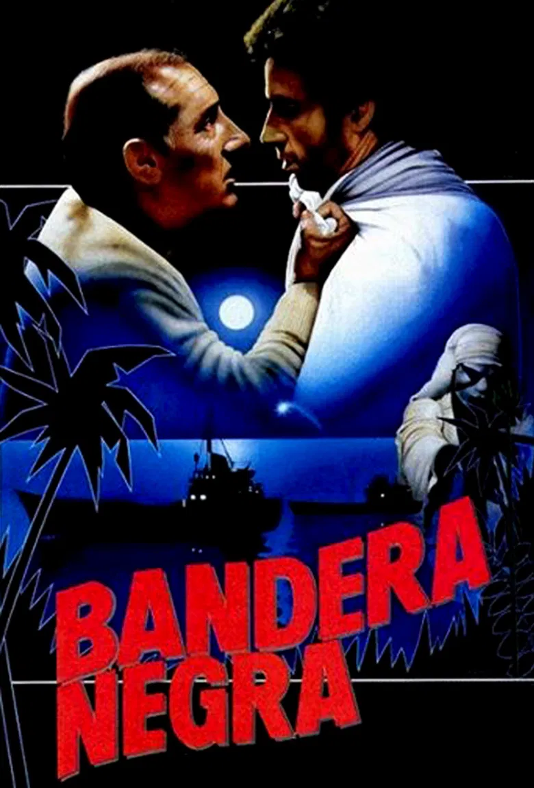Bandera negra poster background
