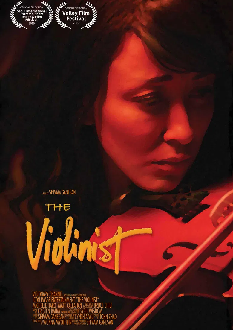 The Violinist poster background