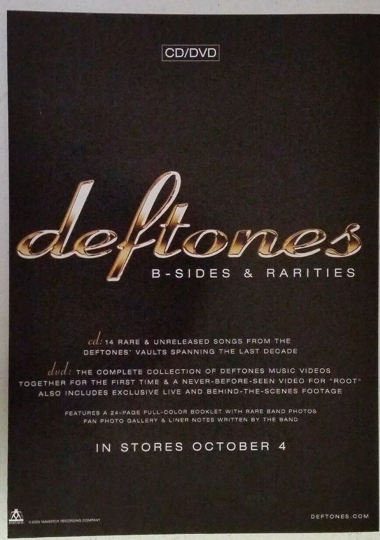 Deftones - B-Sides & Rarities DVD poster background