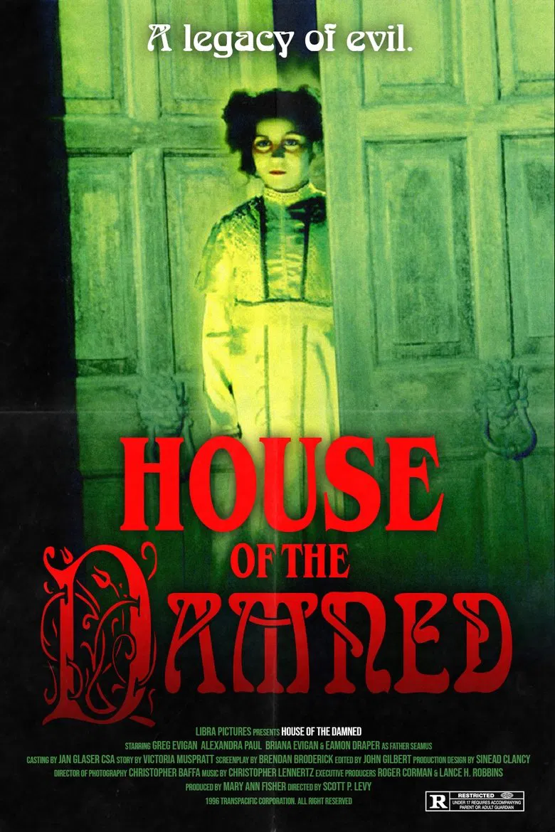 House of the Damned poster background