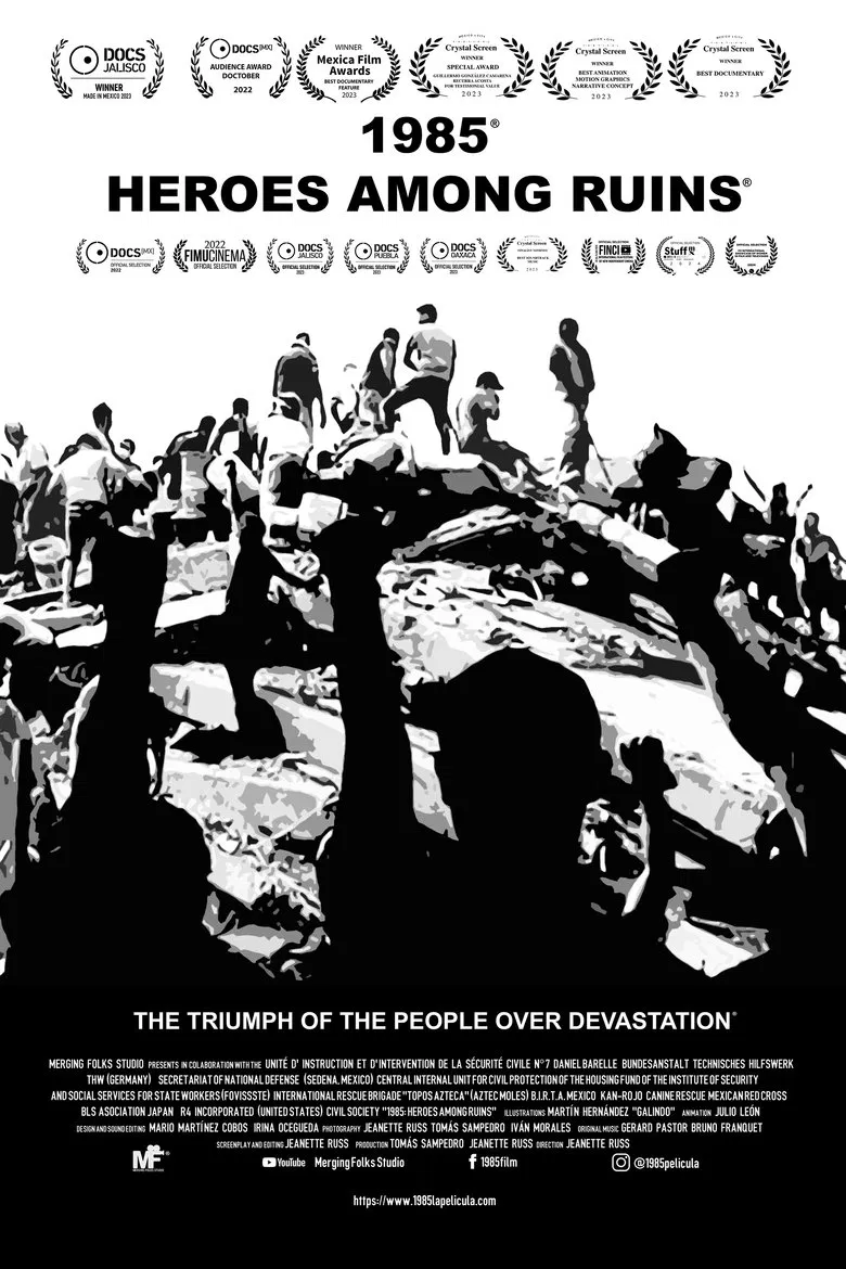 1985: Heroes among Ruins poster background