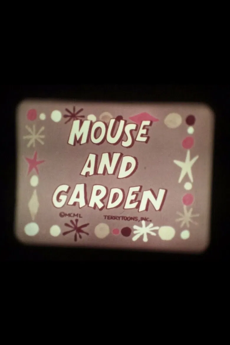 Mouse and Garden poster background