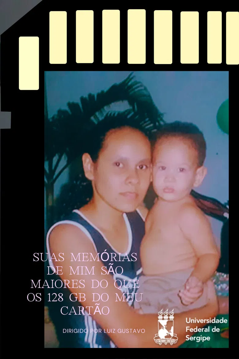 Suas memórias de mim são maiores do que os 128GB do meu cartão poster background