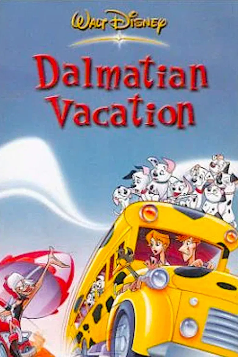 Dalmatian Vacation poster background