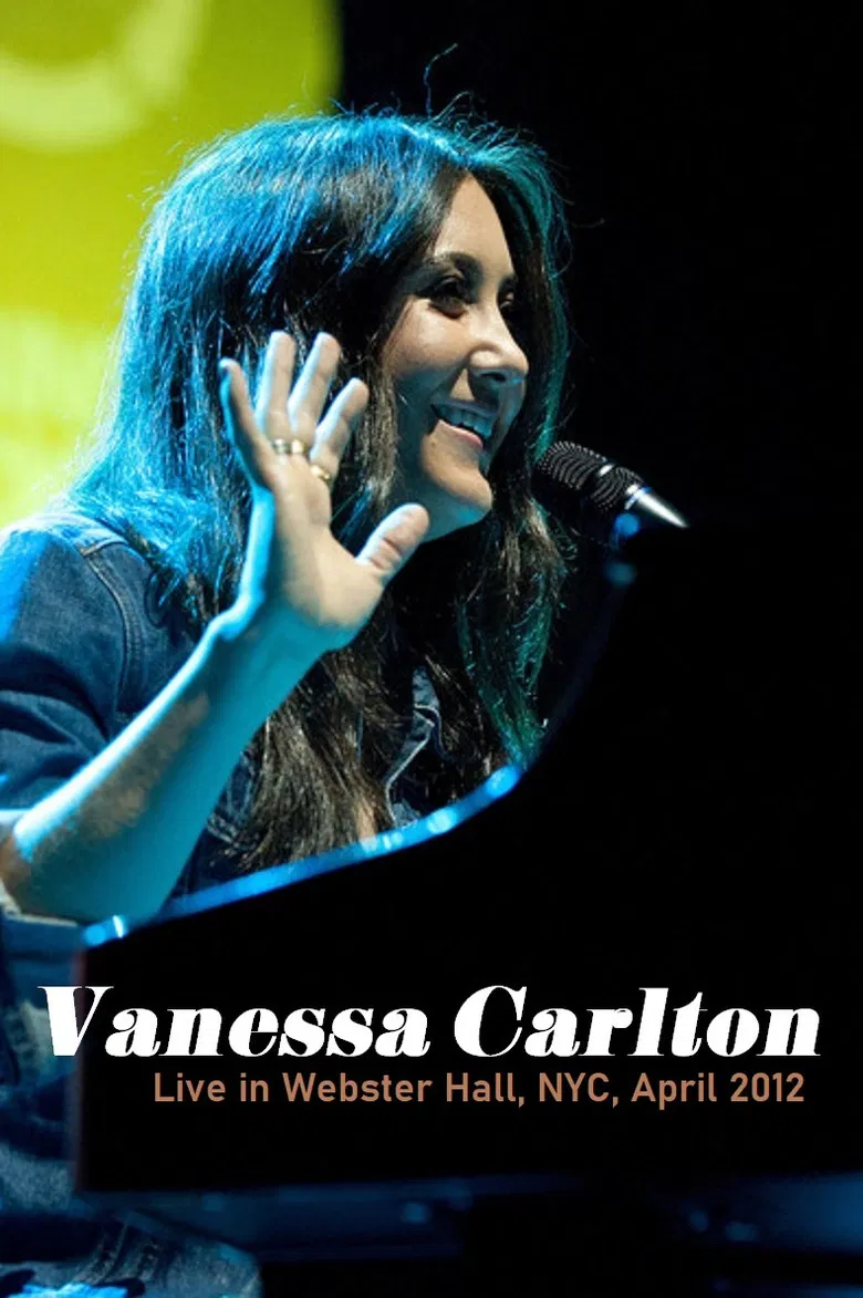 Vanessa Carlton  - Webster Hall NYC poster background