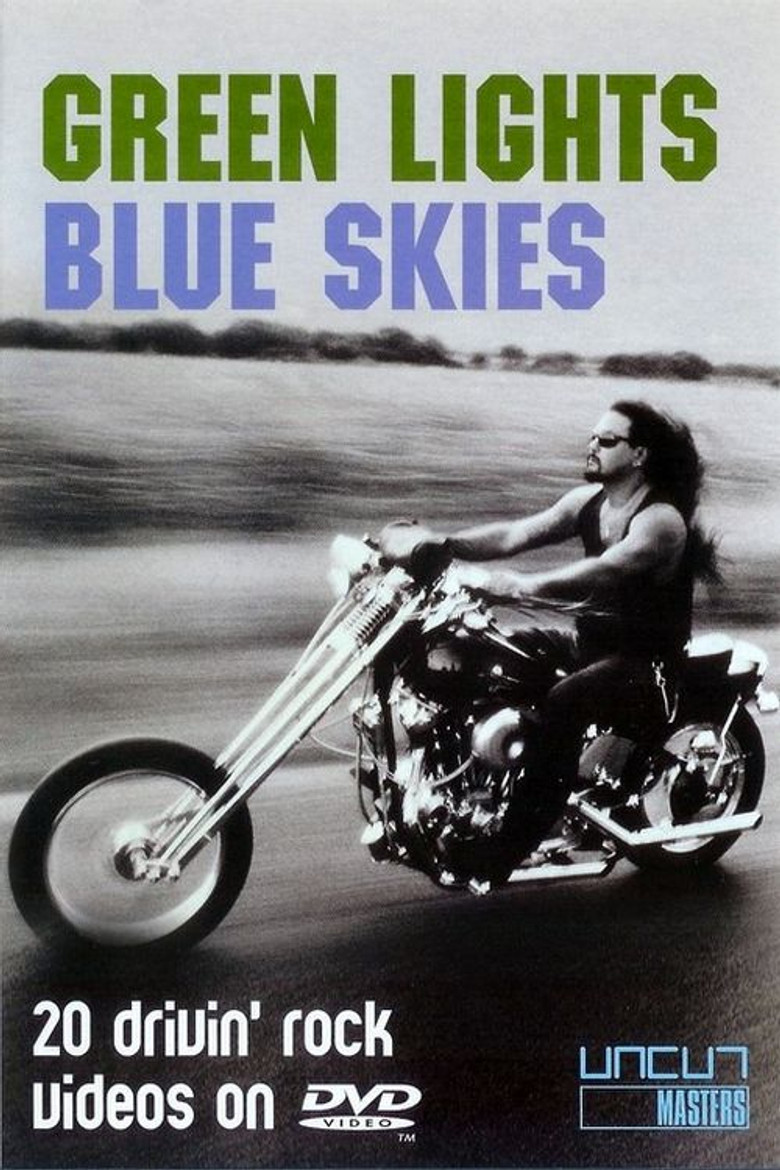 Green Lights, Blue Skies poster background