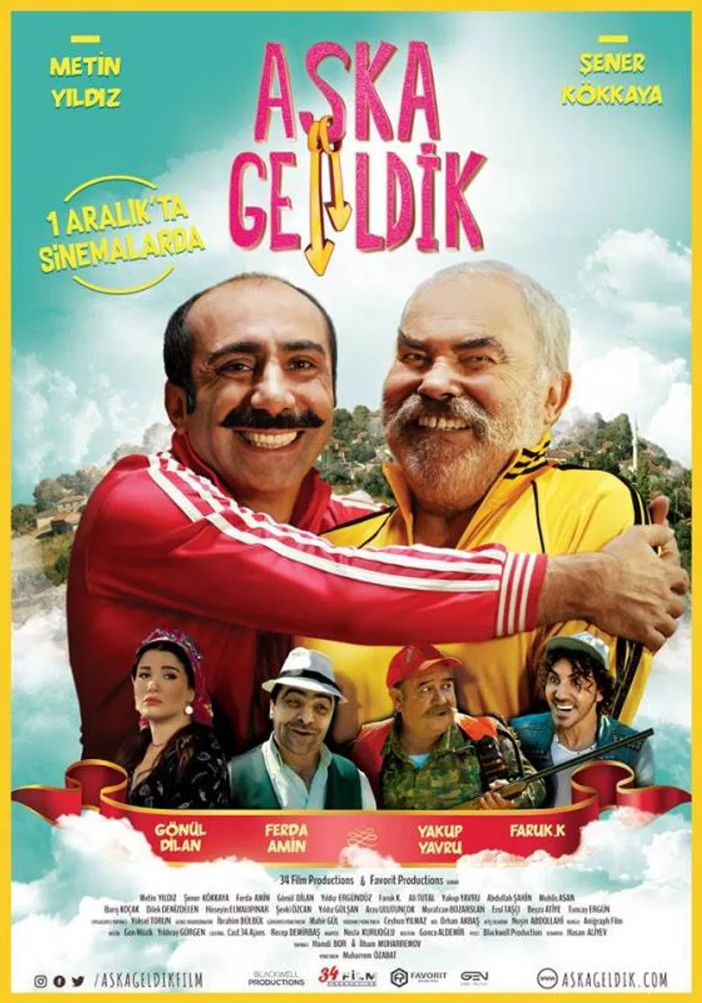 Aşka Geldik poster background