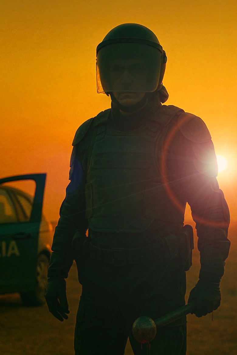 Burial Patrol poster background