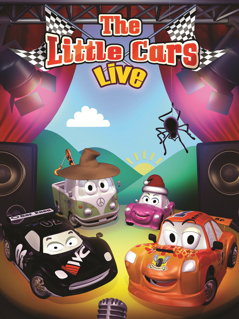 The Little Cars Live poster background
