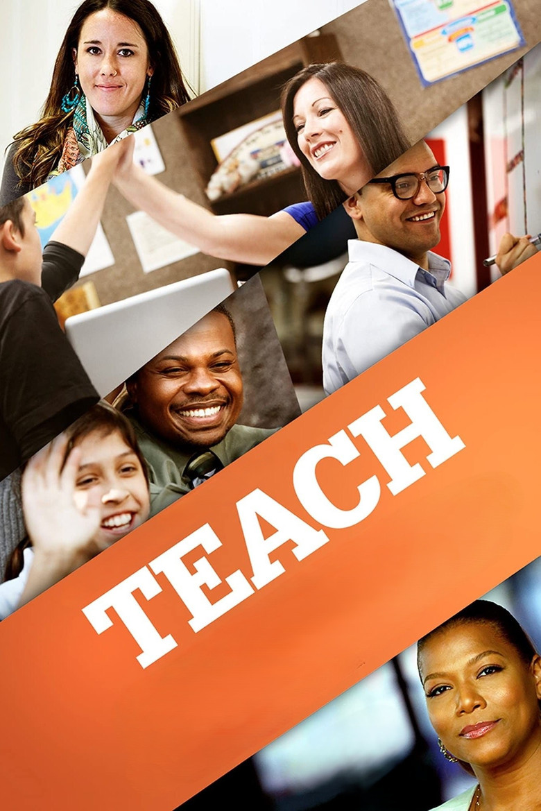 Teach poster background