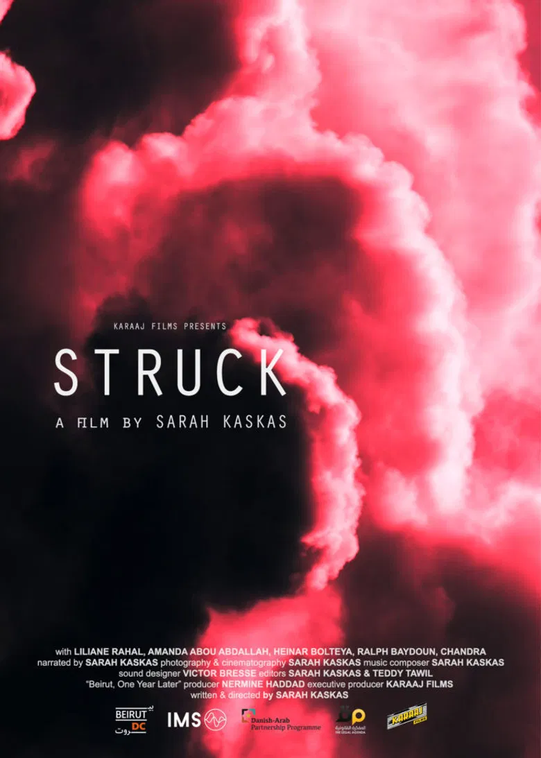 Struck poster background