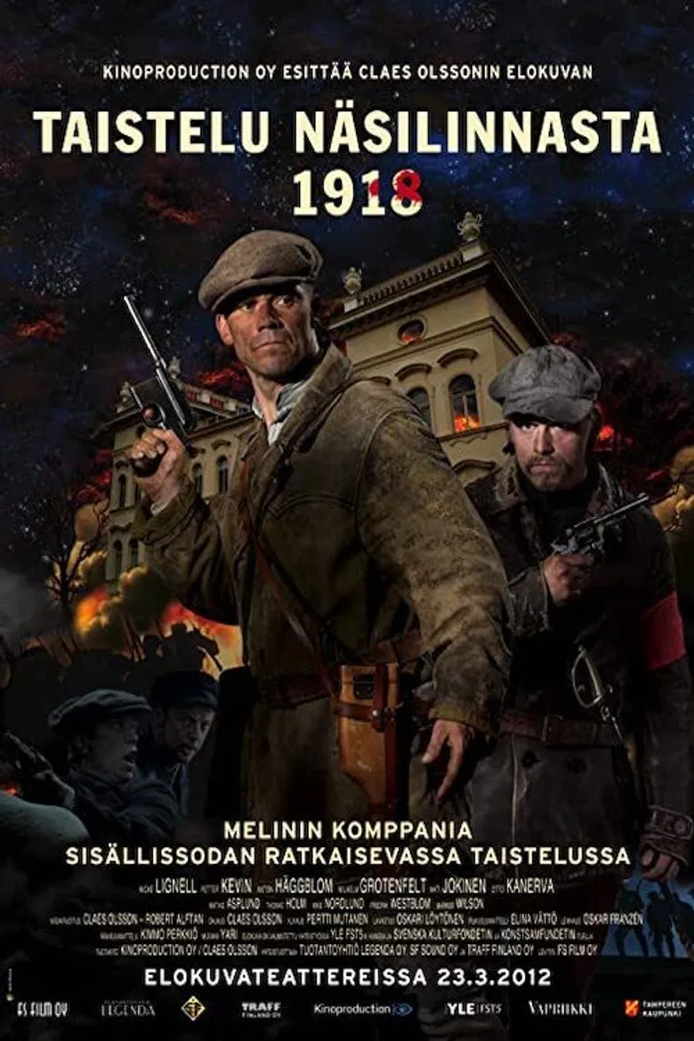 The Battle of Näsilinna 1918 poster background