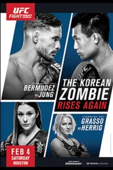 UFC Fight Night 104: Bermudez vs. The Korean Zombie poster background