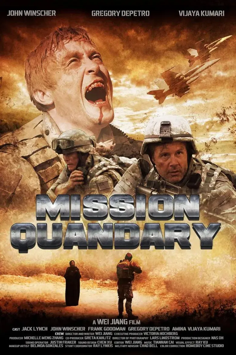 Mission Quandary poster background